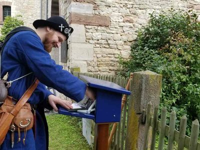 Historische Pilgerwanderung mit Histofaber im Kloster Brunshausen