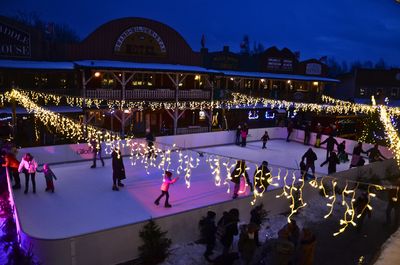 Schlittschuhbahn in Pullman City Harz