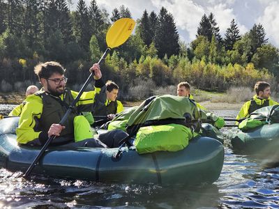 rafts on trails Oktertalsperre 4